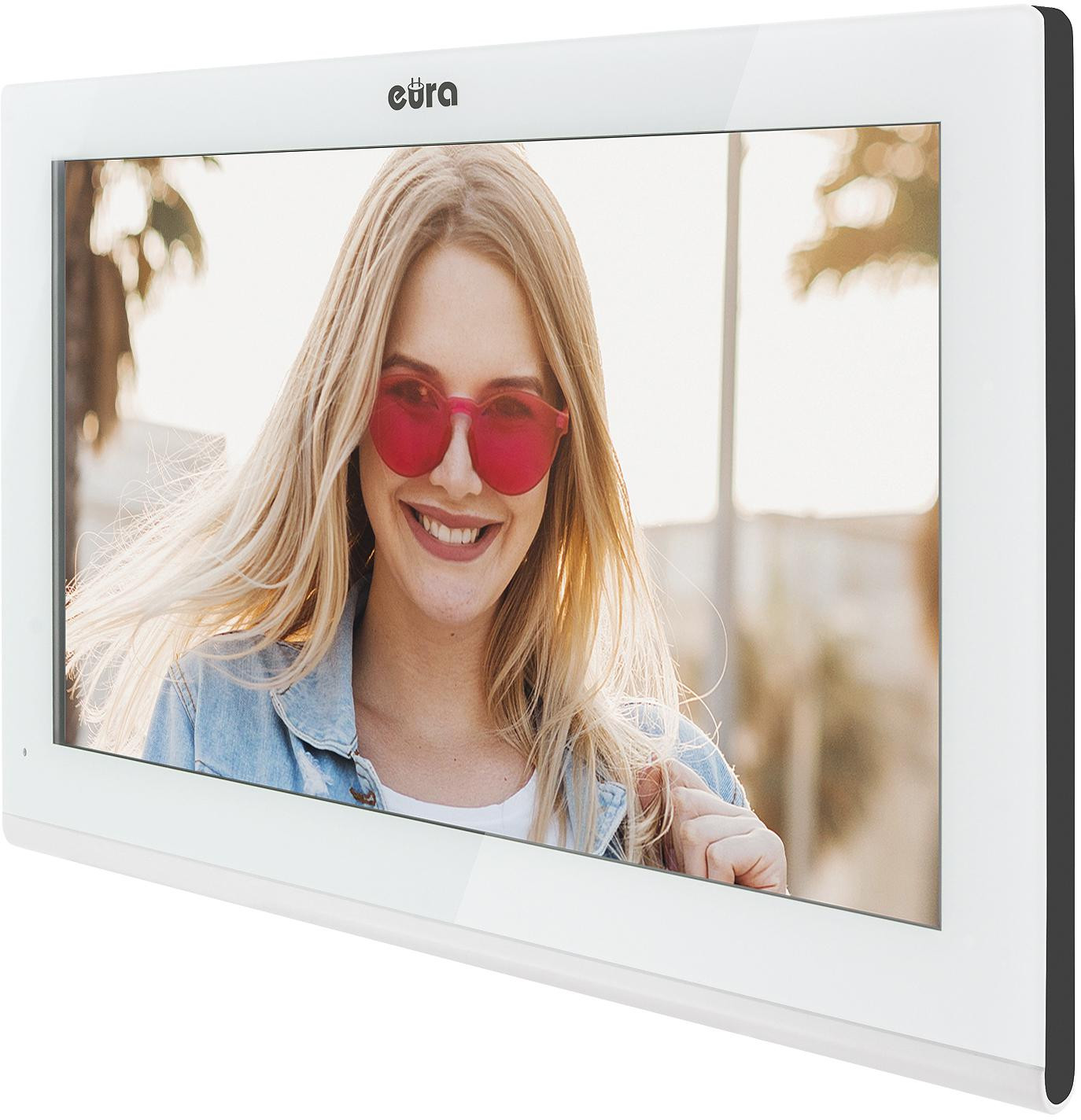 EURA VDP-99C5 biały wideodomofon WiFi RFID TUYA ekran 10 cali kamera 1080p IP65 EURA VDP-99C5 biały wideodomofon WiFi RFID TUYA ekran 10 cali kamera 1080p IP65