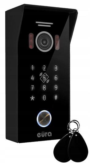 EURA VDP-99C5 biały wideodomofon WiFi RFID TUYA ekran 10 cali kamera 1080p IP65 EURA VDP-99C5 biały wideodomofon WiFi RFID TUYA ekran 10 cali kamera 1080p IP65