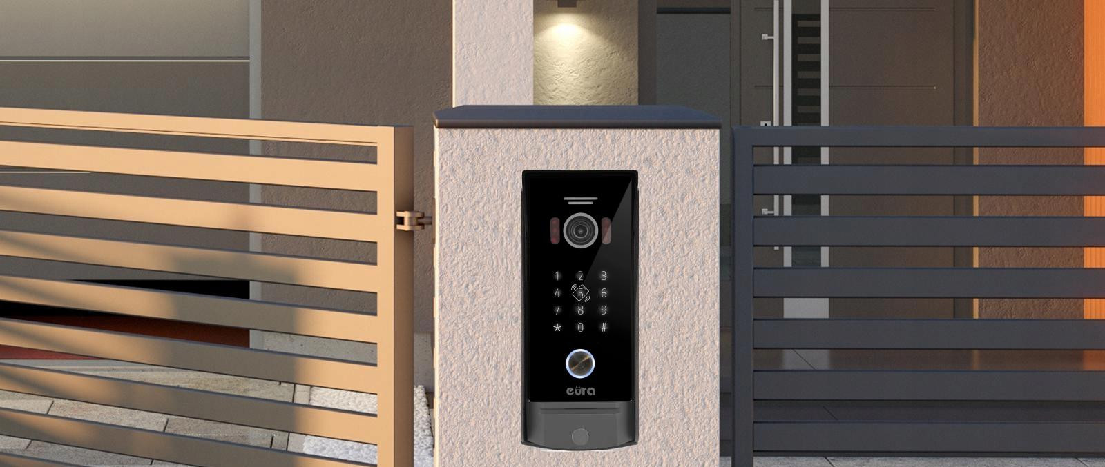 EURA VDP-99C5 biały wideodomofon WiFi RFID TUYA ekran 10 cali kamera 1080p IP65 EURA VDP-99C5 biały wideodomofon WiFi RFID TUYA ekran 10 cali kamera 1080p IP65
