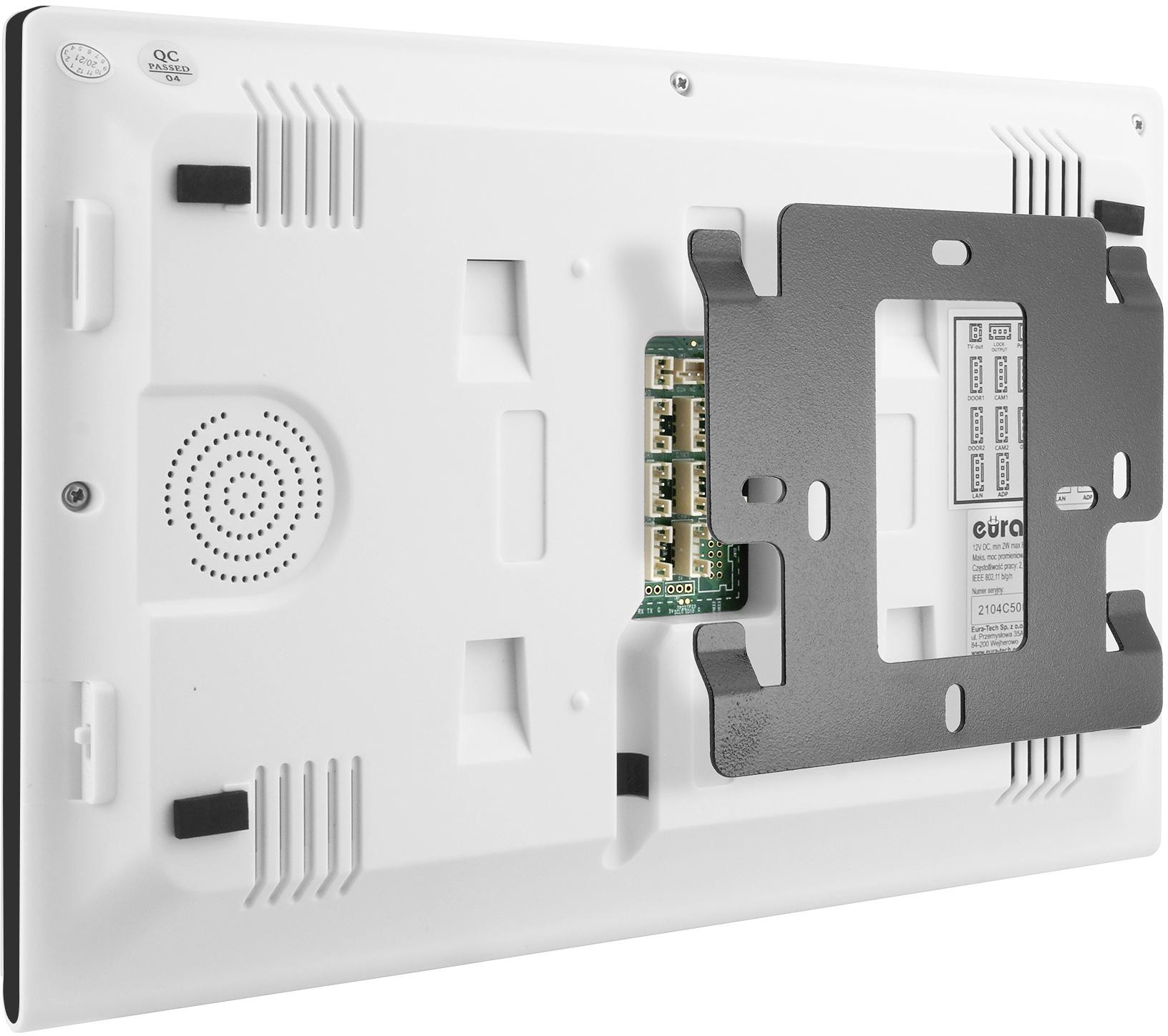 EURA VDP-98C5 wideodomofon WiFi Tuya monitor 10 cali dotykowy 1080p RFID karta SD EURA VDP-98C5 wideodomofon WiFi Tuya monitor 10 cali dotykowy 1080p RFID karta SD