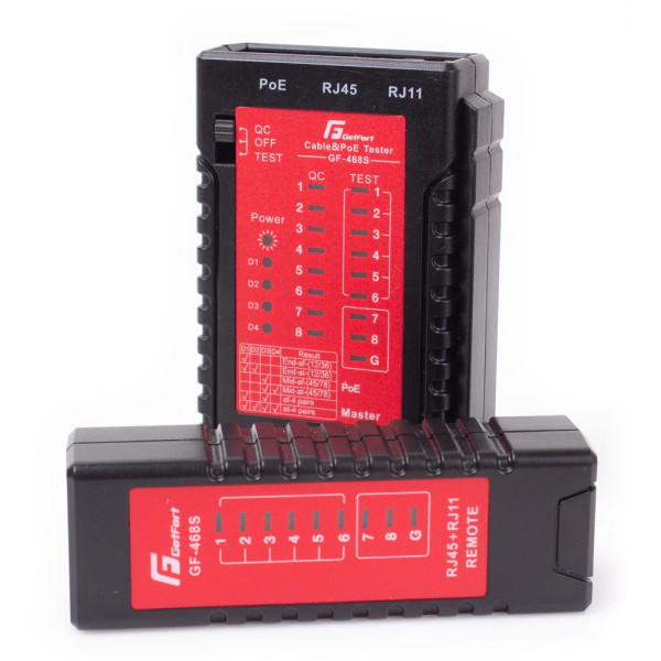 TESTER LAN POE AT/AF GETFORT GF-468S