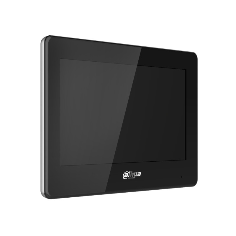 Dahua VTH5421HB monitor wideodomofon IP 7 cali WiFi 2-wire PoE czarny dotykowy Dahua VTH5421HB monitor wideodomofon IP 7 cali WiFi 2-wire PoE czarny dotykowy