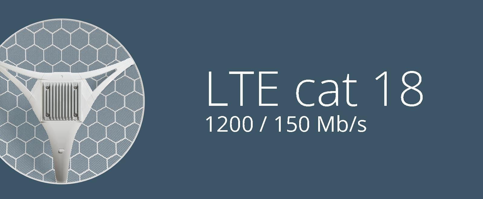 MikroTik LHG LTE18 LHGGM EG18-EA router LTE Cat18 outdoor antena 17dBi 1,2 Gbps PoE RouterOS MikroTik LHG LTE18 LHGGM EG18-EA router LTE Cat18 outdoor antena 17dBi 1,2 Gbps PoE RouterOS