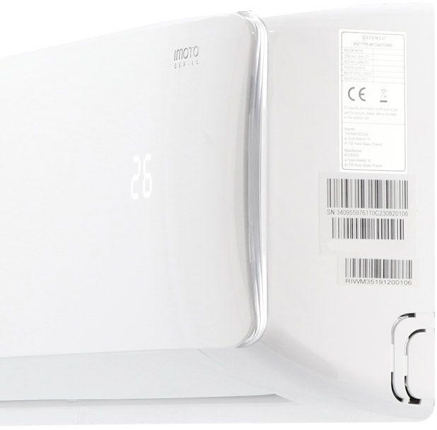 Rotenso Imoto I35Xi klimatyzator ścienny 3,5 kW WiFi SEER 8.5 A+++ jednostka wewnętrzna do -22 stopni Rotenso Imoto I35Xi klimatyzator ścienny 3,5 kW WiFi SEER 8.5 A+++ jednostka wewnętrzna do -22 stopni
