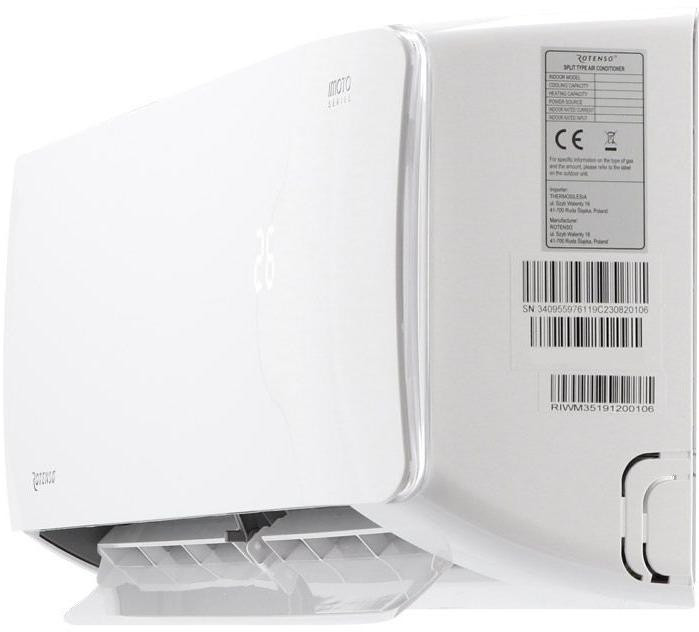 Rotenso Imoto I35Xi klimatyzator ścienny 3,5 kW WiFi SEER 8.5 A+++ jednostka wewnętrzna do -22 stopni Rotenso Imoto I35Xi klimatyzator ścienny 3,5 kW WiFi SEER 8.5 A+++ jednostka wewnętrzna do -22 stopni