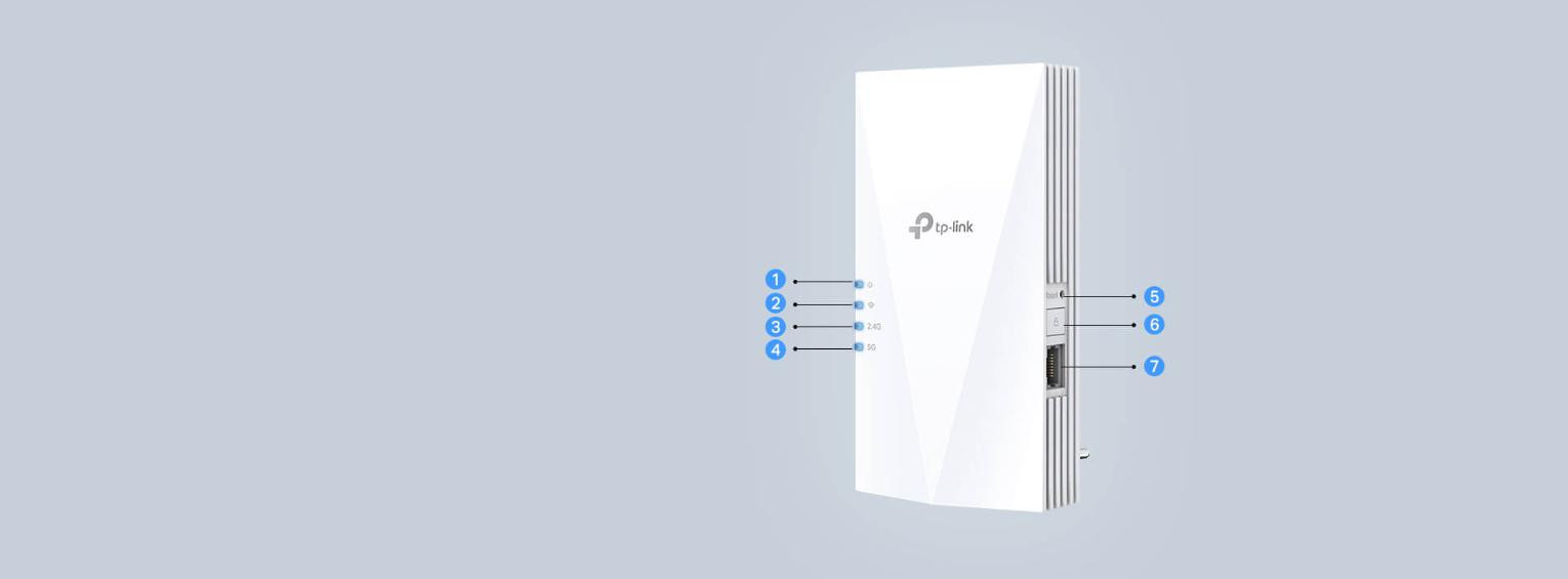 TP-Link RE700X wzmacniacz WiFi 6 AX3000, dwa pasma, port gigabit, OneMesh, aplikacja TP-Link RE700X wzmacniacz WiFi 6 AX3000, dwa pasma, port gigabit, OneMesh, aplikacja