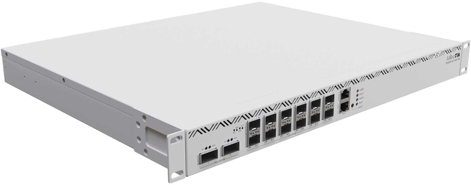 MikroTik CCR2216-1G-12XS-2XQ router cloud core 16-rdzeniowy 12x25G SFP28 2x100G QSFP28 MikroTik CCR2216-1G-12XS-2XQ router cloud core 16-rdzeniowy 12x25G SFP28 2x100G QSFP28