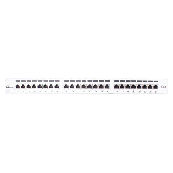 PATCH PANEL FTP CAT.6 24 PORTY SZARY PGF-6FTP24-B6-G GETFORT