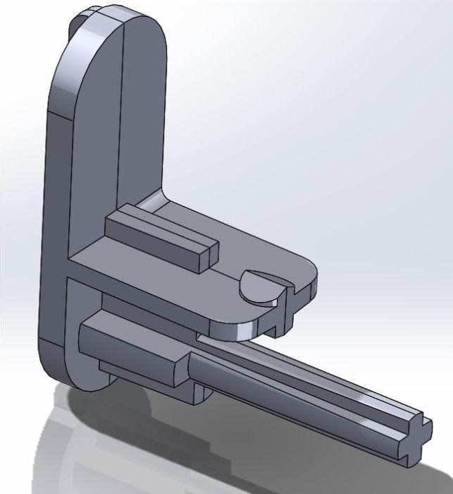 Staffa di supporto modulo per sistemi PB074-076 CORAB M967