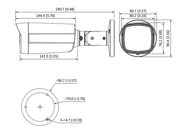 Dahua HAC-ME1509TH-A-PV-0360B-S2 kamera HDCVI TiOC 5Mpx kolor noc 3.6mm syrenka IR białe LED zewnętrzna Dahua HAC-ME1509TH-A-PV-0360B-S2 kamera HDCVI TiOC 5Mpx kolor noc 3.6mm syrenka IR białe LED zewnętrzna