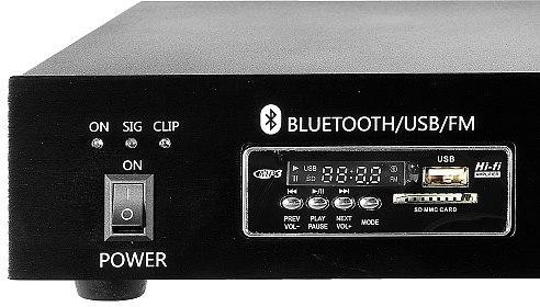 Wzmacniacz PA HQM1060BT/S 60W radiowęzeł 100V Bluetooth USB SD radio FM 3 strefy Wzmacniacz PA HQM1060BT/S 60W radiowęzeł 100V Bluetooth USB SD radio FM 3 strefy