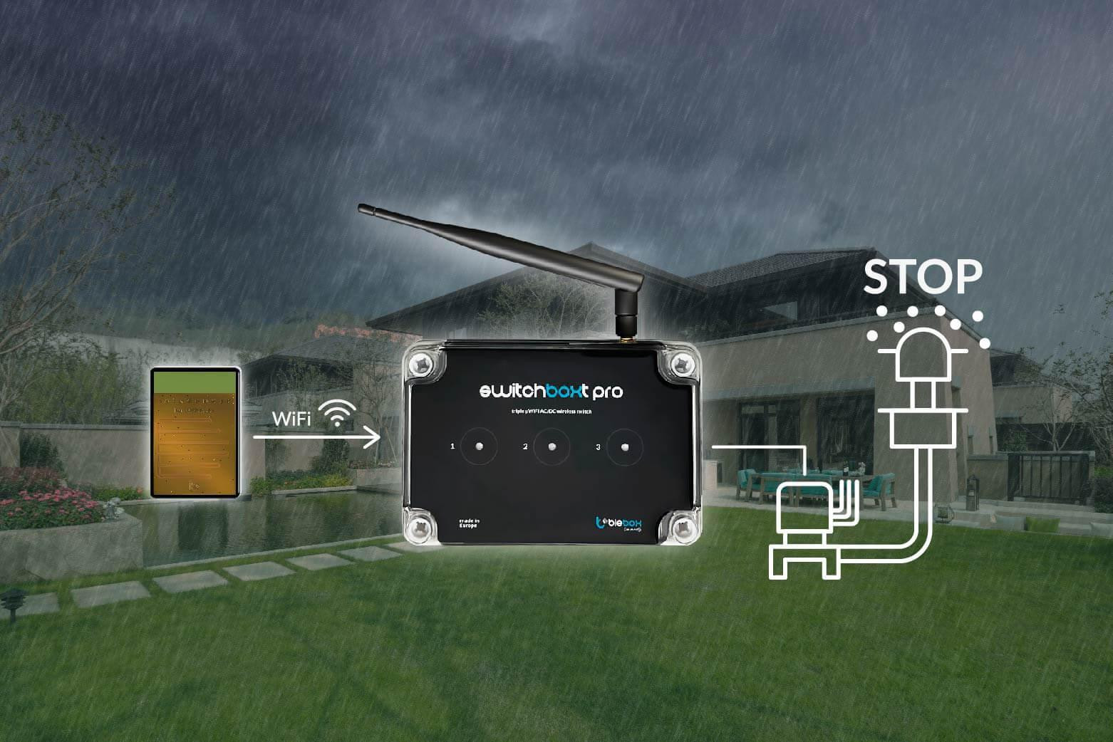 BleBox switchBoxT PRO moduł przekaźnikowy WiFi 3 wyjścia z anteną zewnętrzną BleBox switchBoxT PRO moduł przekaźnikowy WiFi 3 wyjścia z anteną zewnętrzną