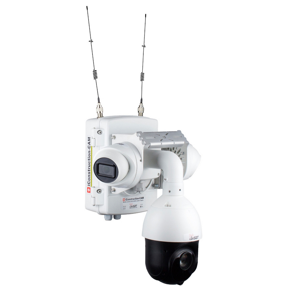 CAMSAT iConstruction-CAM X25 Duplex DOME-2M zestaw kamer budowlanych LTE PTZ 25x zoom monitoring place budowy CAMSAT iConstruction-CAM X25 Duplex DOME-2M zestaw kamer budowlanych LTE PTZ 25x zoom monitoring place budowy