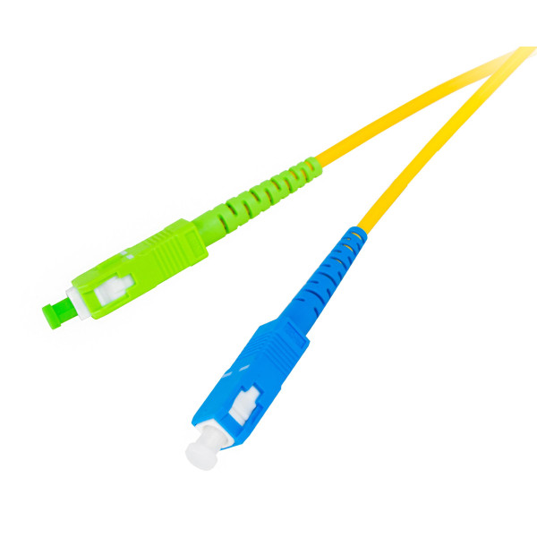 PATCHCORD ŚWIATŁOWODOWY GETFORT SM SC/UPC-SC/APC SIMPLEX 1M