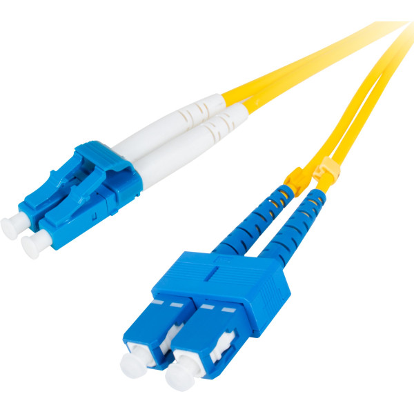 PATCHCORD ŚWIATŁOWODOWY GETFORT SM SC/UPC-LC/UPC DUPLEX 5M