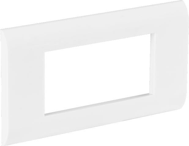 Placca di copertura 4M per prese per canaline per impianti elettrici 90x60 o 90x40 ( 1 pz .)