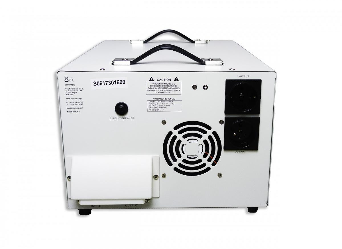 фото Стабилизатор напряжения Volt Polska AVR Pro 10000VA Servo (5AVRZP9100)