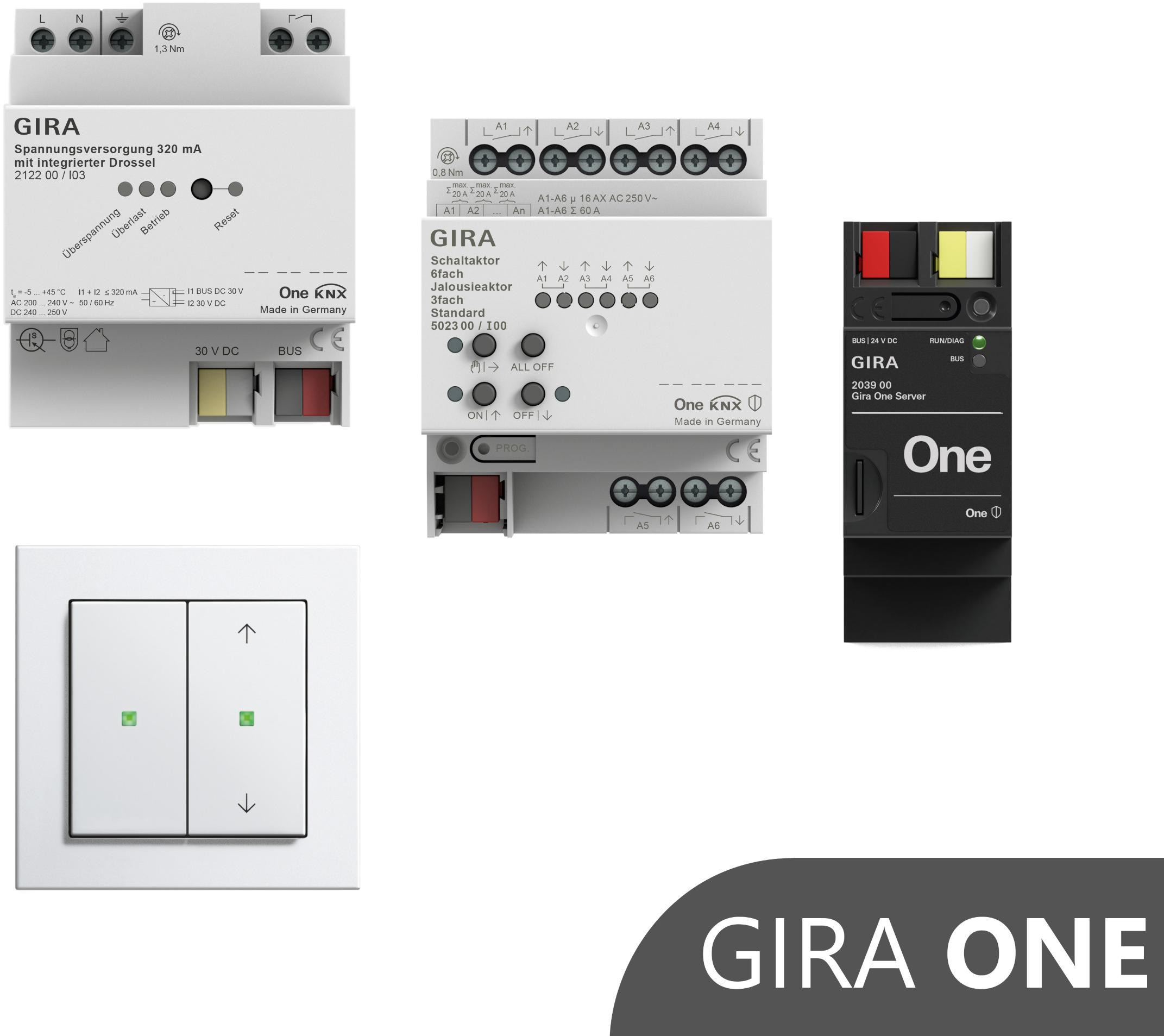 GIRA Kit completo Gira ONE Starter Set