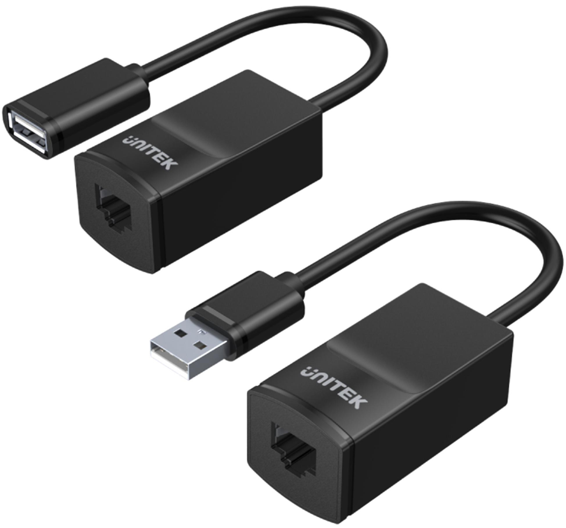 Unitek Y-UE01001 prolunga USB 1.1 per 60m per cavo kat.5e