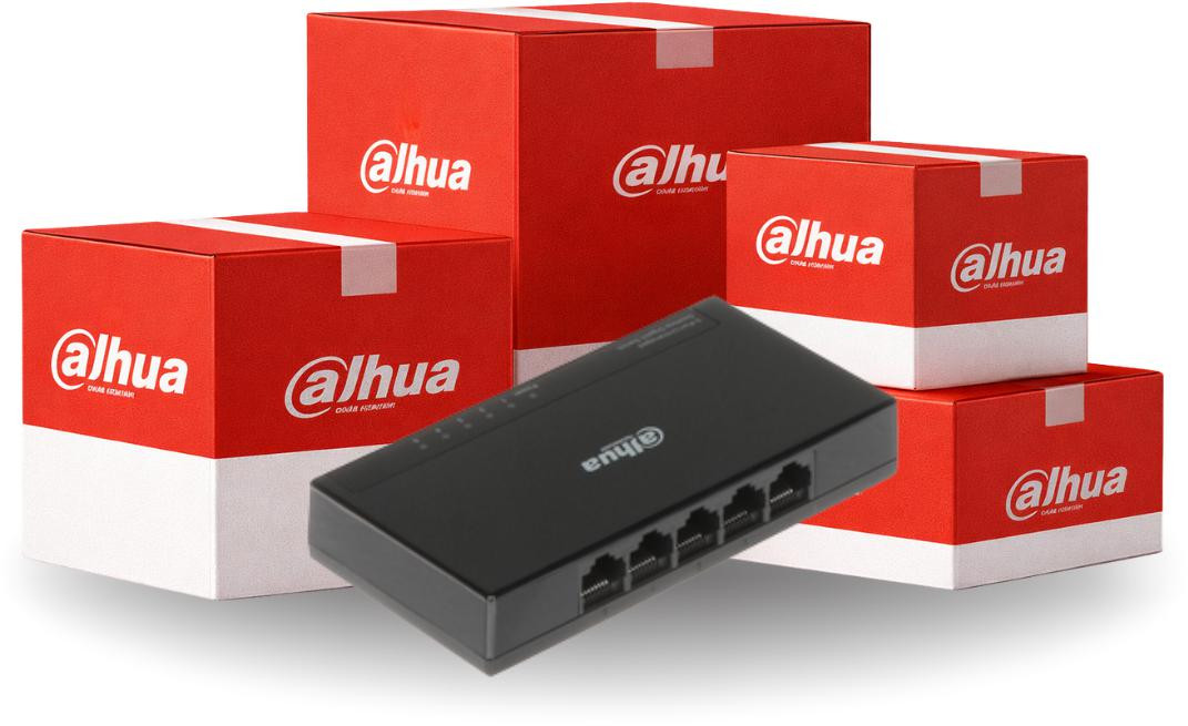 SWITCH DAHUA PFS3005-5GT-V2 Confezione multipla (bulk)  2 pz .