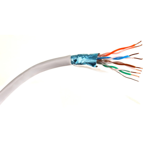 KABEL SKRĘTKA GETFORT PREMIUM CAT.5E F/UTP PVC 1m