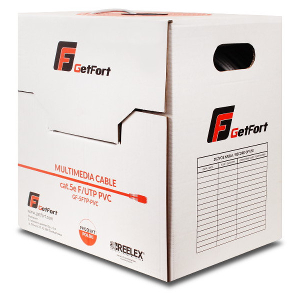 KABEL SKRĘTKA GETFORT PREMIUM CAT.5E F/UTP PVC 305m