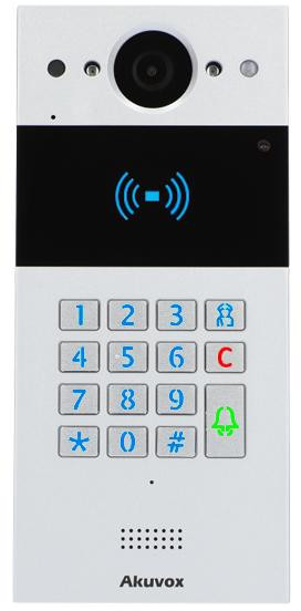 AKUVOX R20K-2 panel bramowy IP SIP wideodomofon czytnik RFID PoE IP65 jednorodzinny AKUVOX R20K-2 panel bramowy IP SIP wideodomofon czytnik RFID PoE IP65 jednorodzinny