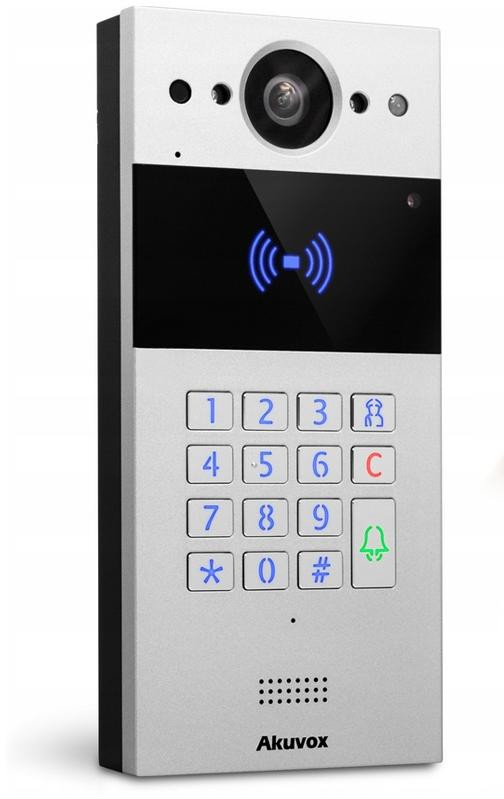 AKUVOX R20K-2 panel bramowy IP SIP wideodomofon czytnik RFID PoE IP65 jednorodzinny AKUVOX R20K-2 panel bramowy IP SIP wideodomofon czytnik RFID PoE IP65 jednorodzinny