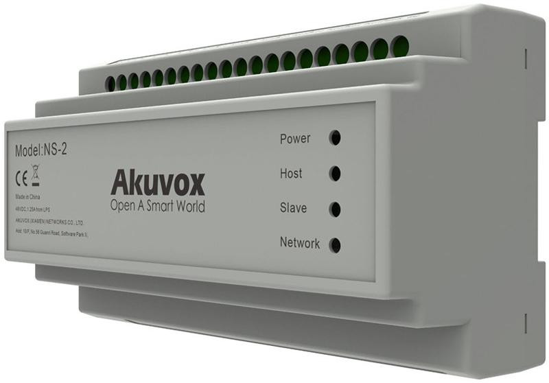 Akuvox NS-2 dystrybutor sieciowy 2-wire IP switch SIP interkom wideodomofonowy Akuvox NS-2 dystrybutor sieciowy 2-wire IP switch SIP interkom wideodomofonowy