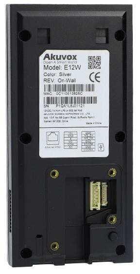 Akuvox E12S panel bramowy IP SIP wideo domofon 2MP PoE IP65 czytnik kart Bluetooth Akuvox E12S panel bramowy IP SIP wideo domofon 2MP PoE IP65 czytnik kart Bluetooth