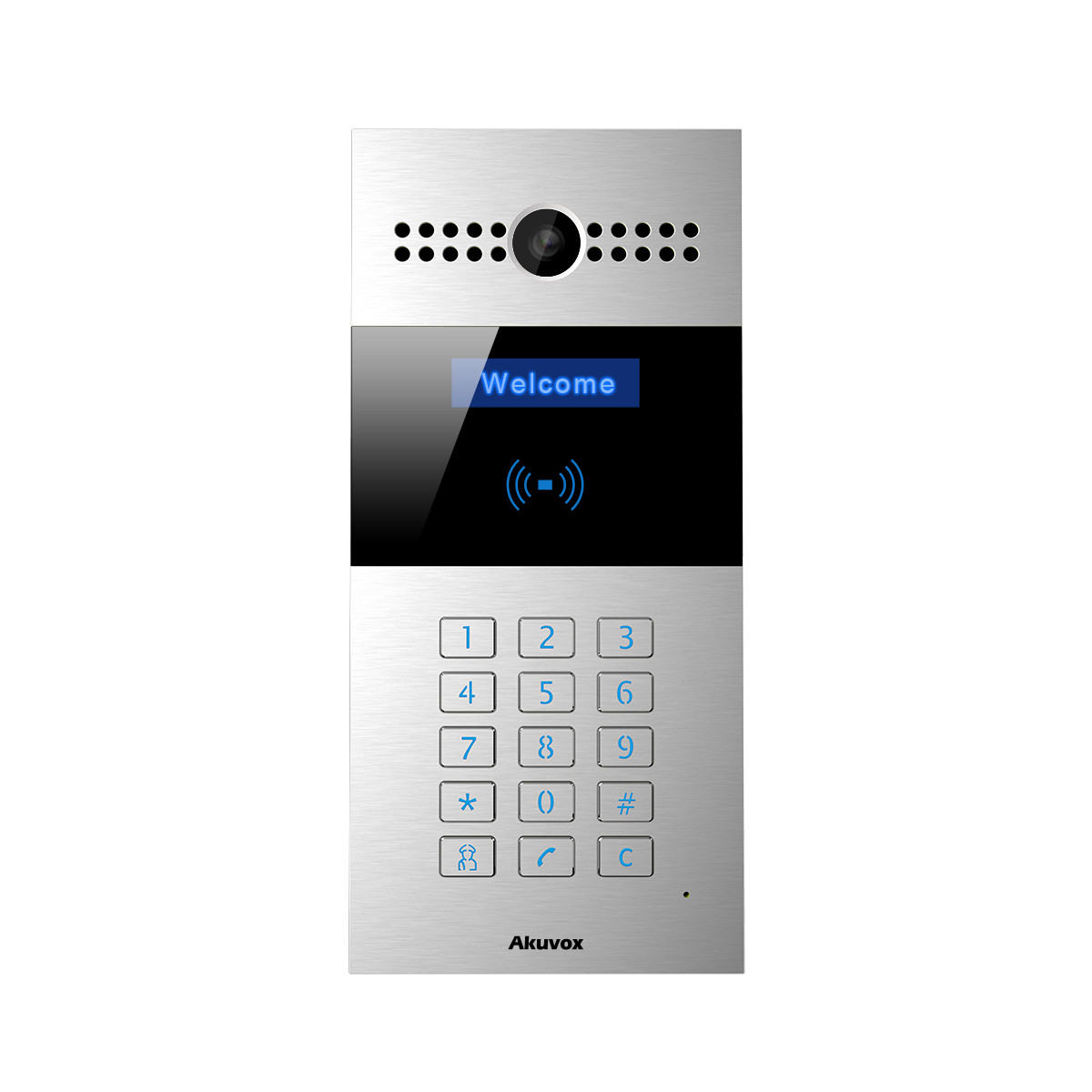 AKUVOX R27AD panel bramowy IP SIP wideo domofonowy klawiatura czytnik RFID PoE AKUVOX R27AD panel bramowy IP SIP wideo domofonowy klawiatura czytnik RFID PoE