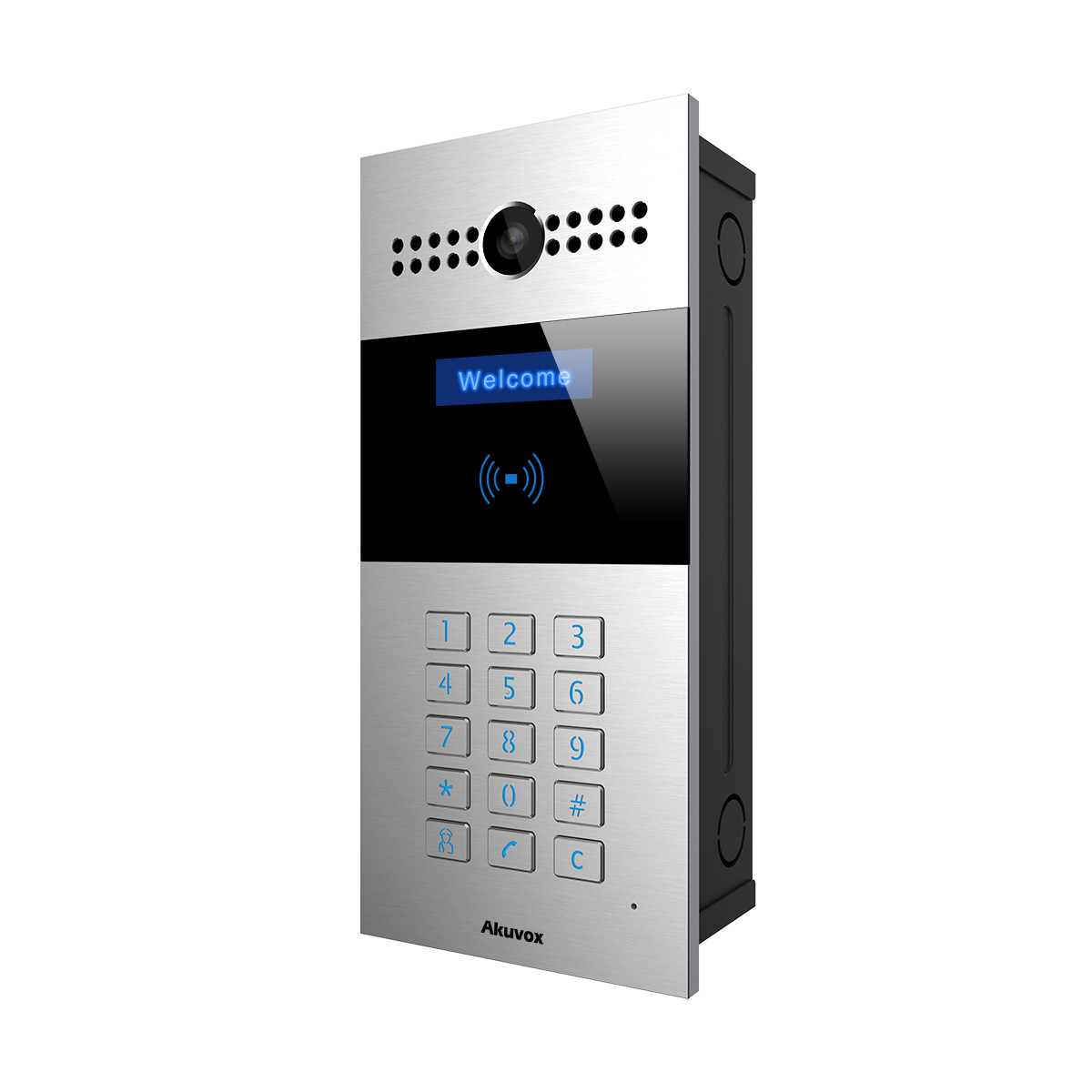 AKUVOX R27AD panel bramowy IP SIP wideo domofonowy klawiatura czytnik RFID PoE AKUVOX R27AD panel bramowy IP SIP wideo domofonowy klawiatura czytnik RFID PoE