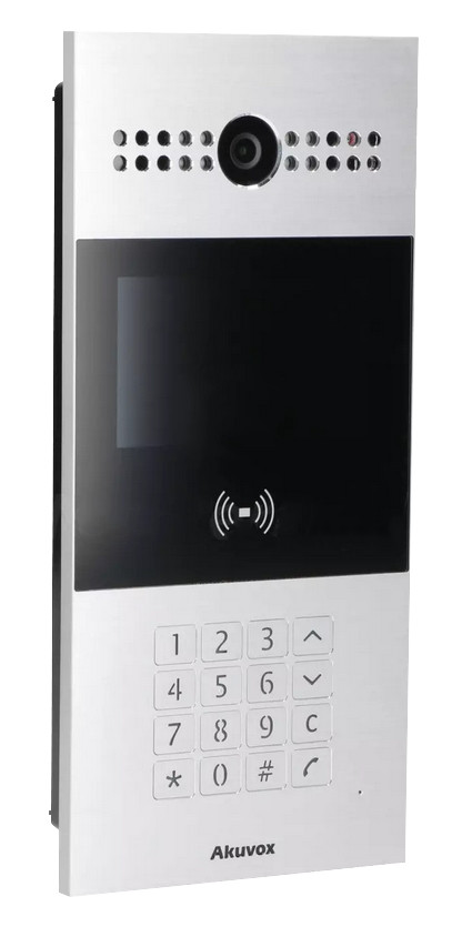 AKUVOX R28A panel bramowy IP SIP 2MP kamera 4.3 cala LCD RFID klawiatura PoE IP65 wielorodzinny AKUVOX R28A panel bramowy IP SIP 2MP kamera 4.3 cala LCD RFID klawiatura PoE IP65 wielorodzinny