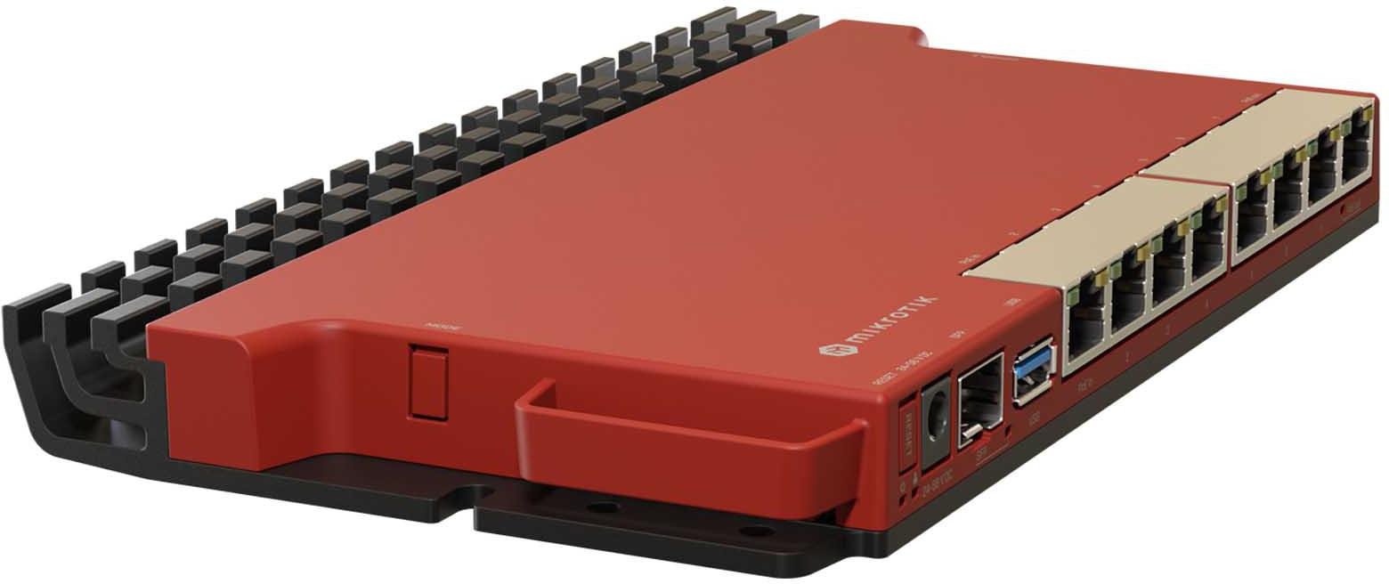 MikroTik L009UiGS-RM router 8x Gigabit, 1x SFP 2.5G, PoE, USB 3.0, RouterOS L5, rack 1U MikroTik L009UiGS-RM router 8x Gigabit, 1x SFP 2.5G, PoE, USB 3.0, RouterOS L5, rack 1U