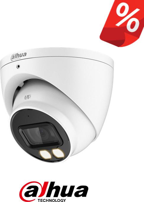 Kamera Dahua HAC-HDW1200T-IL-A Smart Dual Light 2 Mpx 2.8 mm kopuła 4w1 IP67 Kamera Dahua HAC-HDW1200T-IL-A Smart Dual Light 2 Mpx 2.8 mm kopuła 4w1 IP67