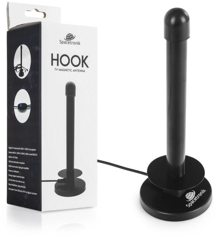 Antenna magnetica DVB-T2 Spacetronik Hook