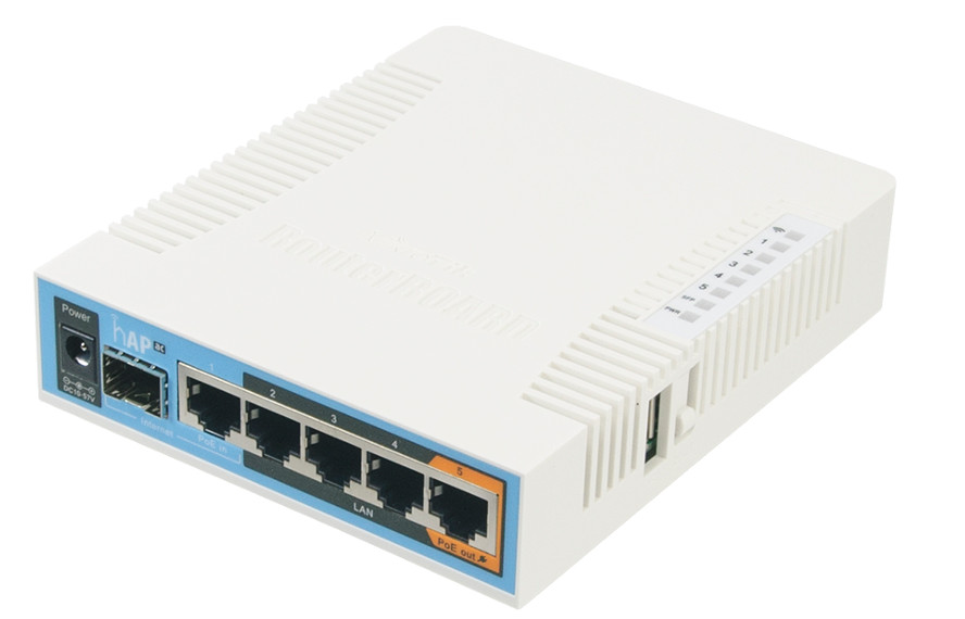 MikroTik hAP ac RB962UiGS-5HacT2HnT, router dual-band 2.4/5 GHz, 5x Gigabit, SFP, PoE, RouterOS L4 MikroTik hAP ac RB962UiGS-5HacT2HnT, router dual-band 2.4/5 GHz, 5x Gigabit, SFP, PoE, RouterOS L4