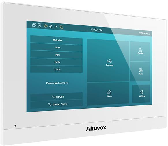Akuvox AKV-C313W-W monitor wideodomofonu 7 cali WiFi SIP IP PoE biały Akuvox AKV-C313W-W monitor wideodomofonu 7 cali WiFi SIP IP PoE biały