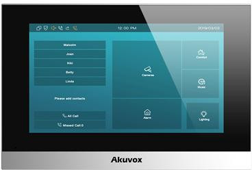 Akuvox C313W-2 R20A-2 zestaw wideodomofonowy 2Wire IP SIP 7 cali ekran dotykowy Akuvox C313W-2 R20A-2 zestaw wideodomofonowy 2Wire IP SIP 7 cali ekran dotykowy