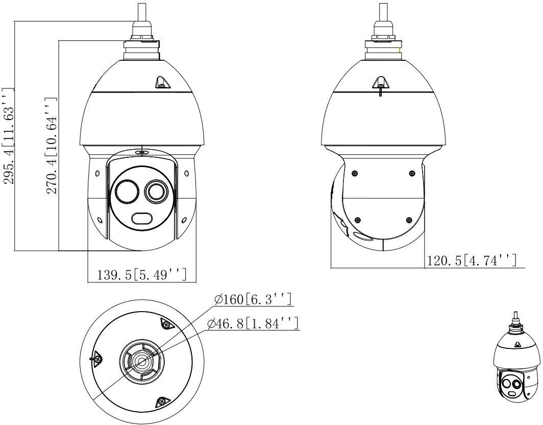 Dahua TPC-SD2241-B3F4-S2 kamera termowizyjna PTZ 4MP IP66 detekcja pożaru IVS zewnętrzna Dahua TPC-SD2241-B3F4-S2 kamera termowizyjna PTZ 4MP IP66 detekcja pożaru IVS zewnętrzna