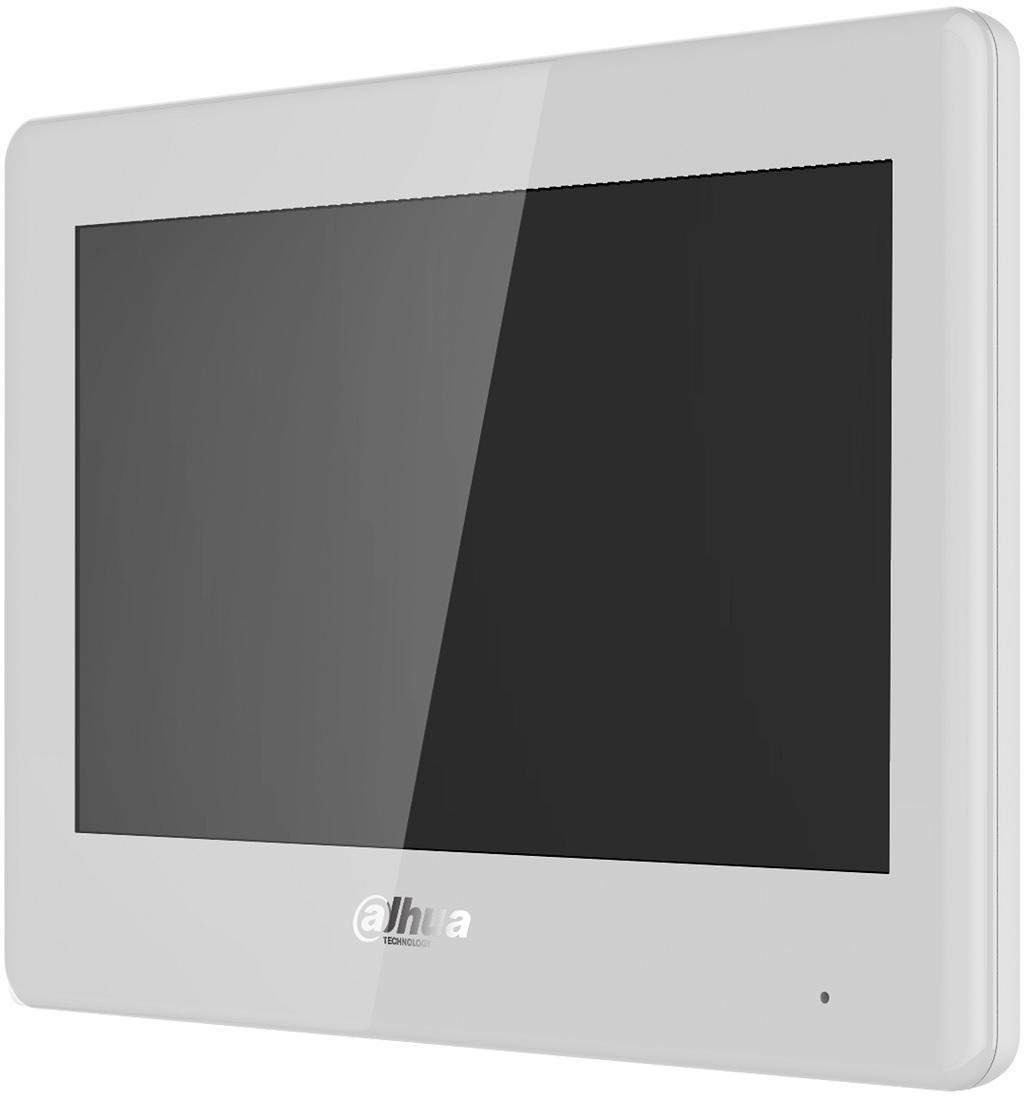 Dahua VTH5421HW-W monitor wideodomofonu 7 cali WiFi PoE dotykowy biały IP SIP Dahua VTH5421HW-W monitor wideodomofonu 7 cali WiFi PoE dotykowy biały IP SIP