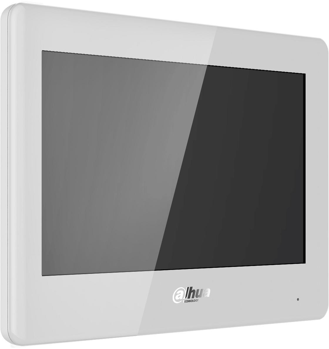 Dahua VTH5421HW-W monitor wideodomofonu 7 cali WiFi PoE dotykowy biały IP SIP Dahua VTH5421HW-W monitor wideodomofonu 7 cali WiFi PoE dotykowy biały IP SIP