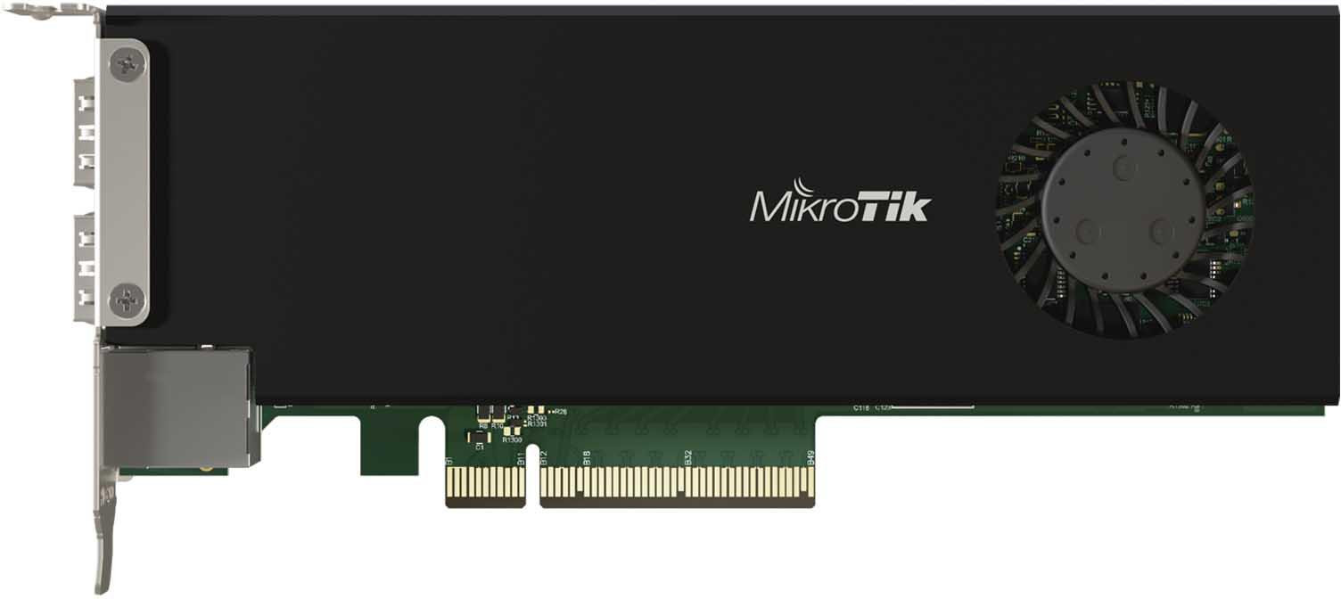 MikroTik CCR2004-1G-2XS-PCIe karta sieciowa routerboard 25GbE SFP28 RouterOS PCIe MikroTik CCR2004-1G-2XS-PCIe karta sieciowa routerboard 25GbE SFP28 RouterOS PCIe