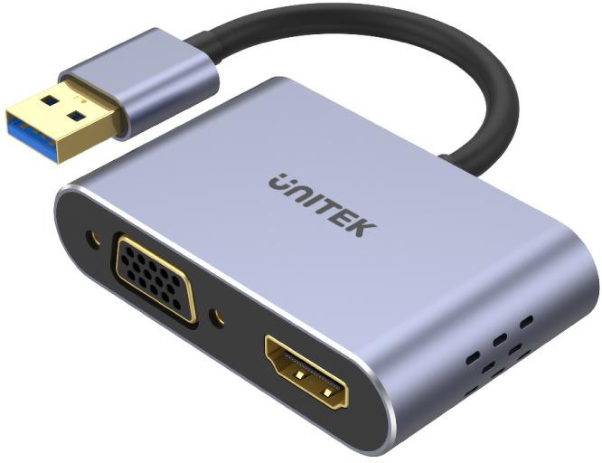 Unitek V1304A adattatore USB su HDMI VGA adattatore
