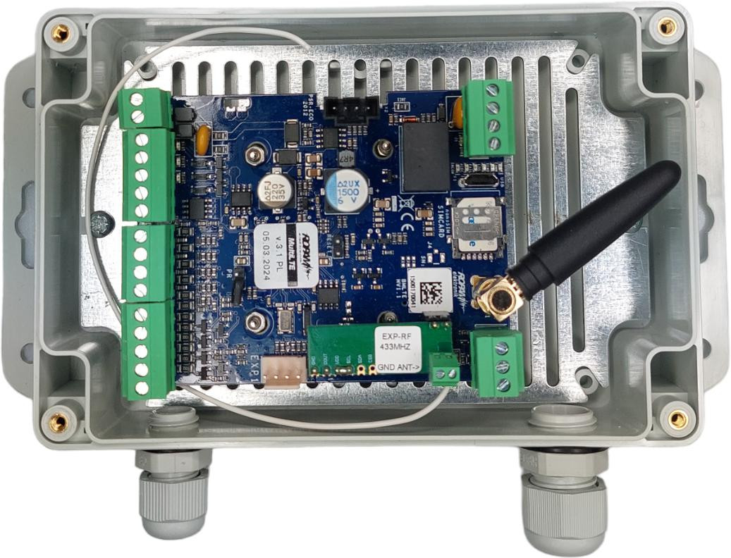 ROPAM MultiLTE-RF/AT-GSM-MINI90/Alimentatore 230VAC/12VDC Kit completo  in custodia  stagna