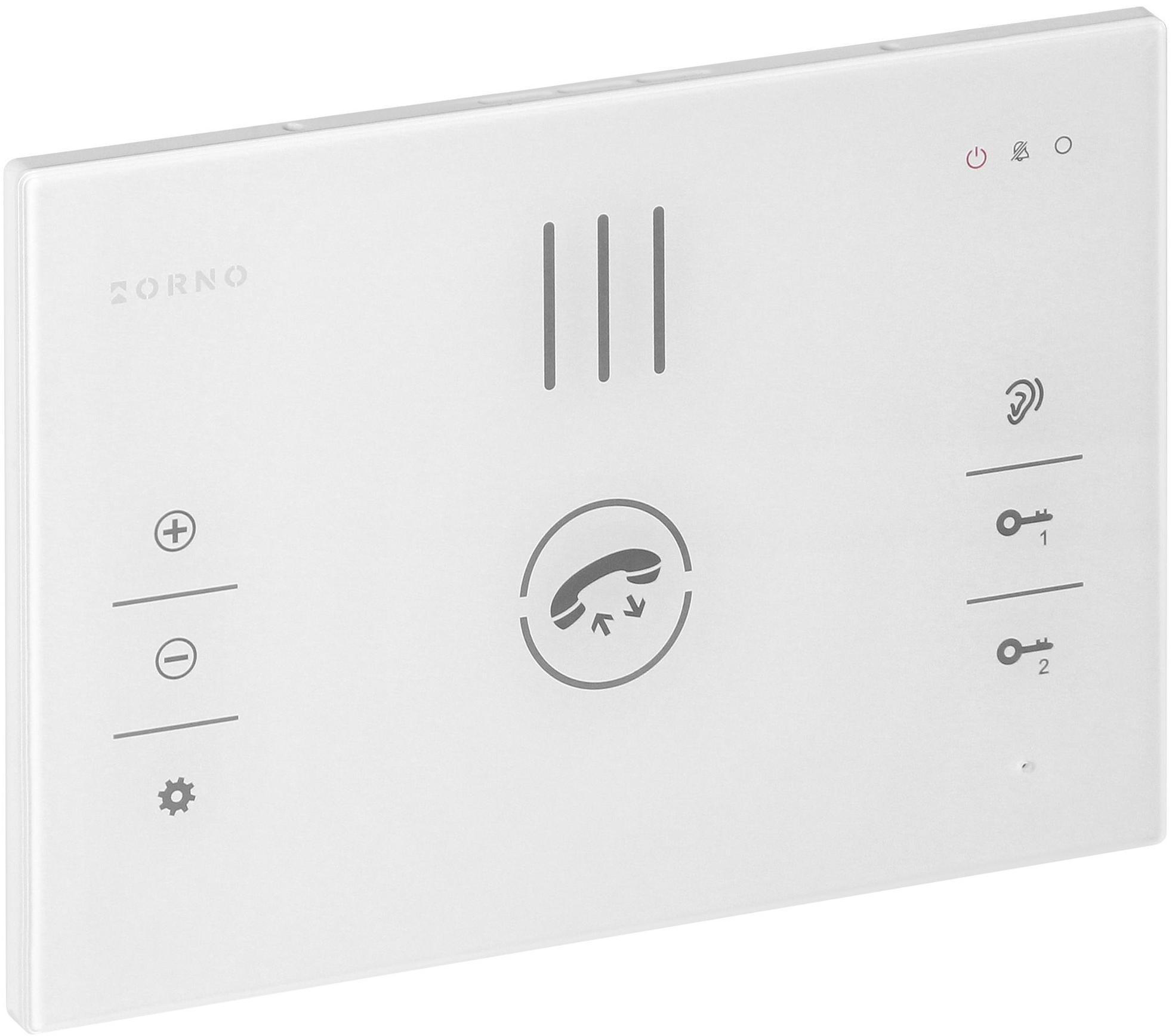 Domofon ORNO SANDI OR-DOM-BA-933/W, 1-rodzinny, 2-żyłowy, szyfrator i RFID, panel IP65, biały Domofon ORNO SANDI OR-DOM-BA-933/W, 1-rodzinny, 2-żyłowy, szyfrator i RFID, panel IP65, biały