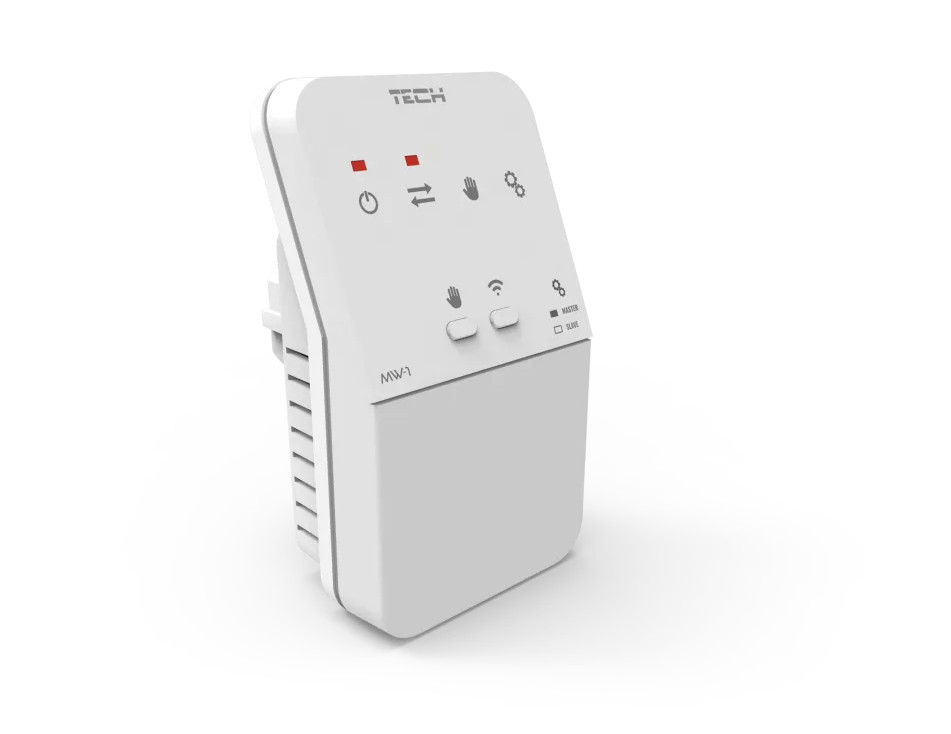 TECH MW-1-230V bezprzewodowy moduł wykonawczy 868 MHz, wyjście napięciowe 230V, do gniazdka TECH MW-1-230V bezprzewodowy moduł wykonawczy 868 MHz, wyjście napięciowe 230V, do gniazdka