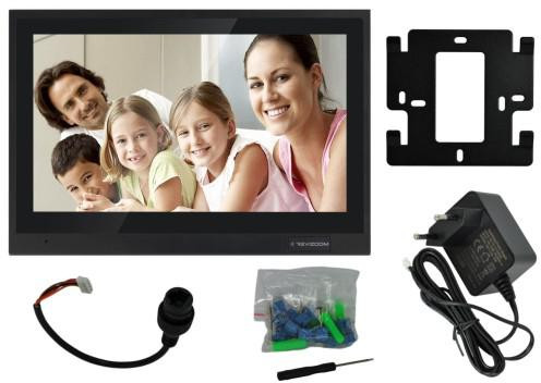 Wideodomofon REVIZOOM RM-T402HD BLACK 10 cali WiFi RC-411HD-C z czytnikiem RFID AHD 2Mpx Wideodomofon REVIZOOM RM-T402HD BLACK 10 cali WiFi RC-411HD-C z czytnikiem RFID AHD 2Mpx