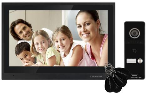 Wideodomofon REVIZOOM RM-T402HD BLACK 10 cali WiFi RC-411HD-C z czytnikiem RFID AHD 2Mpx Wideodomofon REVIZOOM RM-T402HD BLACK 10 cali WiFi RC-411HD-C z czytnikiem RFID AHD 2Mpx