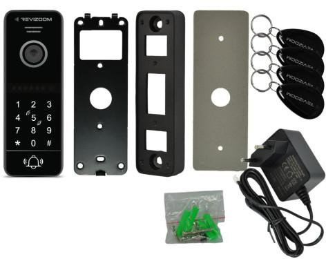 Wideodomofon REVIZOOM RM-T402HD BLACK RC-411HD-CK 10 cali WiFi LAN czytnik RFID klawiatura Wideodomofon REVIZOOM RM-T402HD BLACK RC-411HD-CK 10 cali WiFi LAN czytnik RFID klawiatura